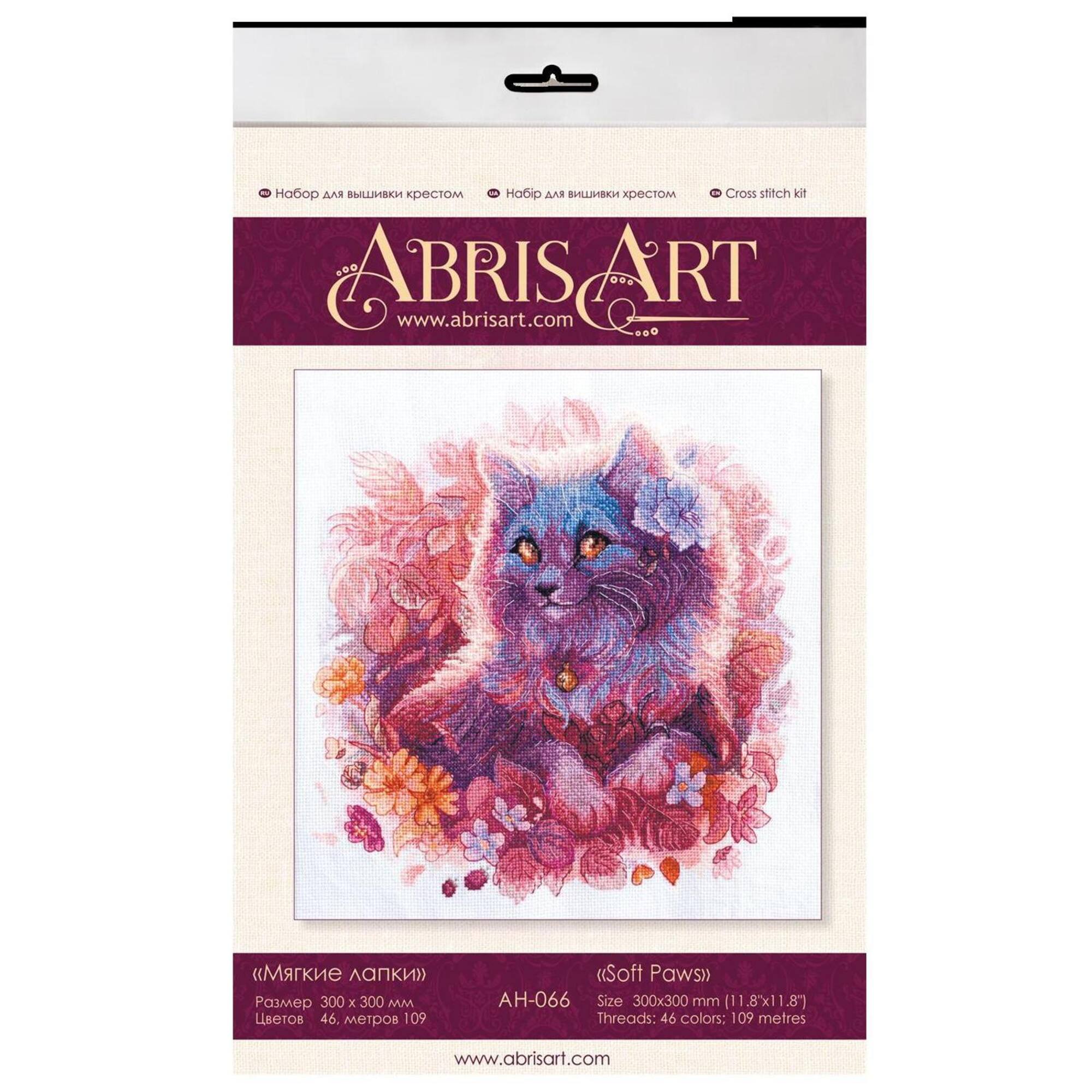 Abris Art Soft Paws Cross-Stitch Kit